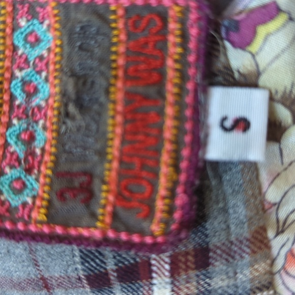 Johnny Was 3J Altivo Scarf Back Plaid Button Shirt - Picture 14 of 16